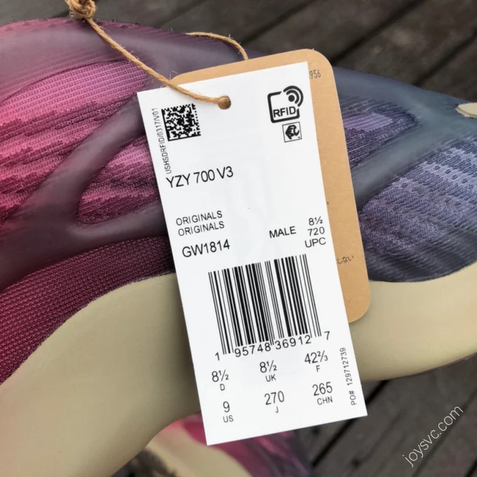 Adidas Yeezy 700 V3 Blue Pink GW1814
