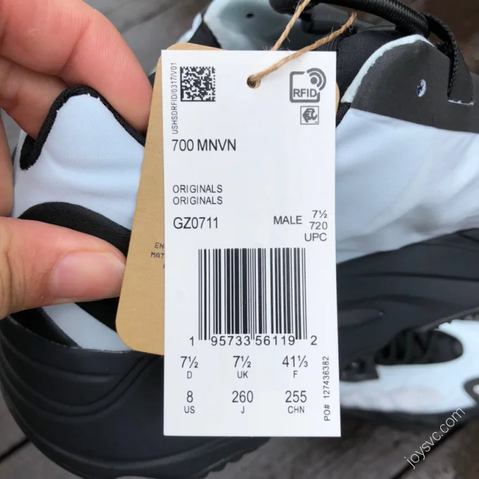 Adidas Yeezy 700 Blue Black GZ0711