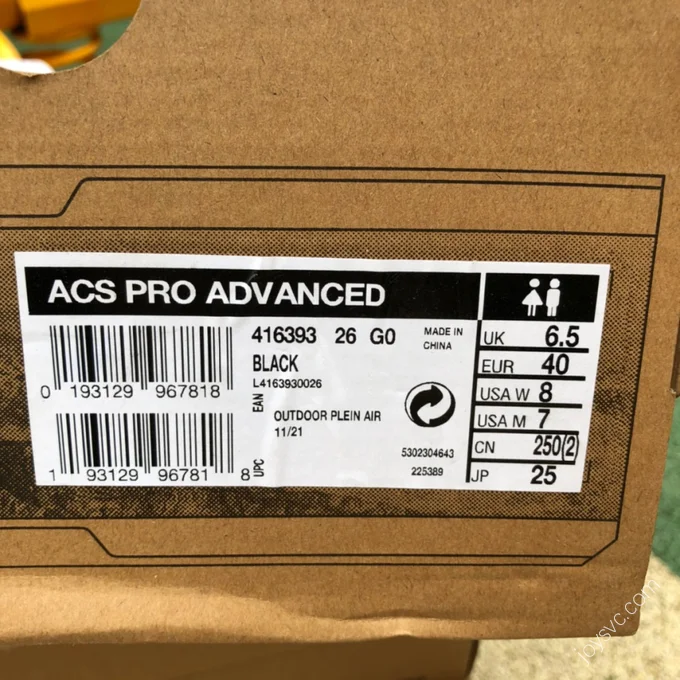 SALOMON ACS PRO ADVANCED Black L41553700