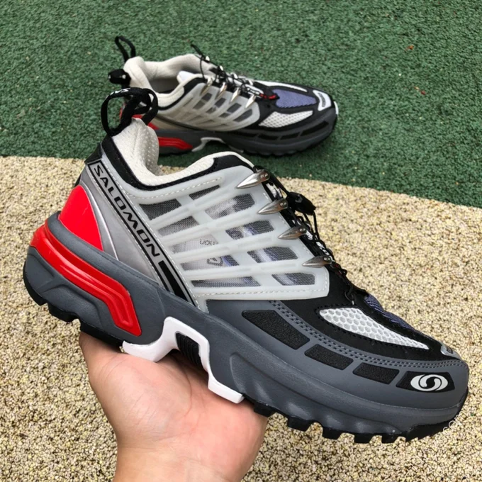 SALOMON ACS PRO ADVANCED Red Grey L41553700