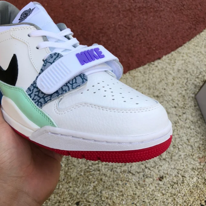 Air Jordan Legacy 312 White Purple Blue Low Low-Top Sneaker DV9127-101