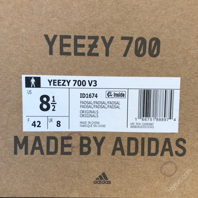Adidas Yeezy 700 V3 Grey White ID1674