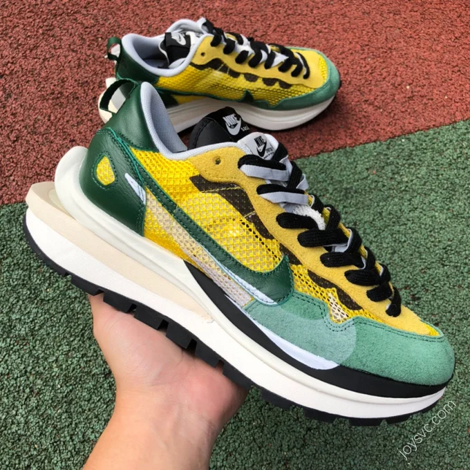 Nike x Sacai Vaporwaffle Green Yellow CV1363-700