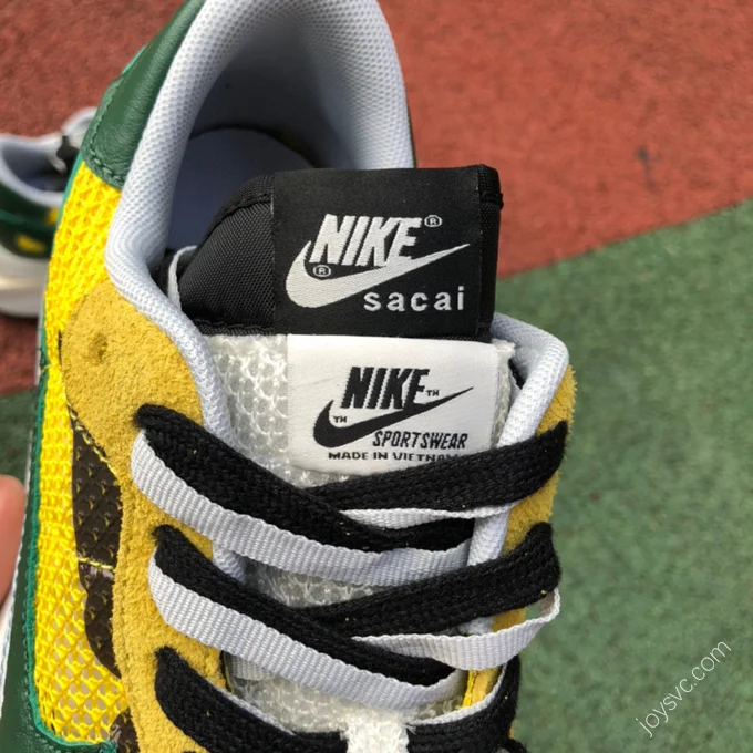 Nike x Sacai Vaporwaffle Green Yellow CV1363-700