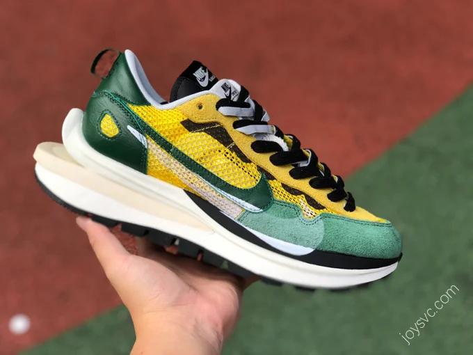 Nike x Sacai Vaporwaffle Green Yellow CV1363-700