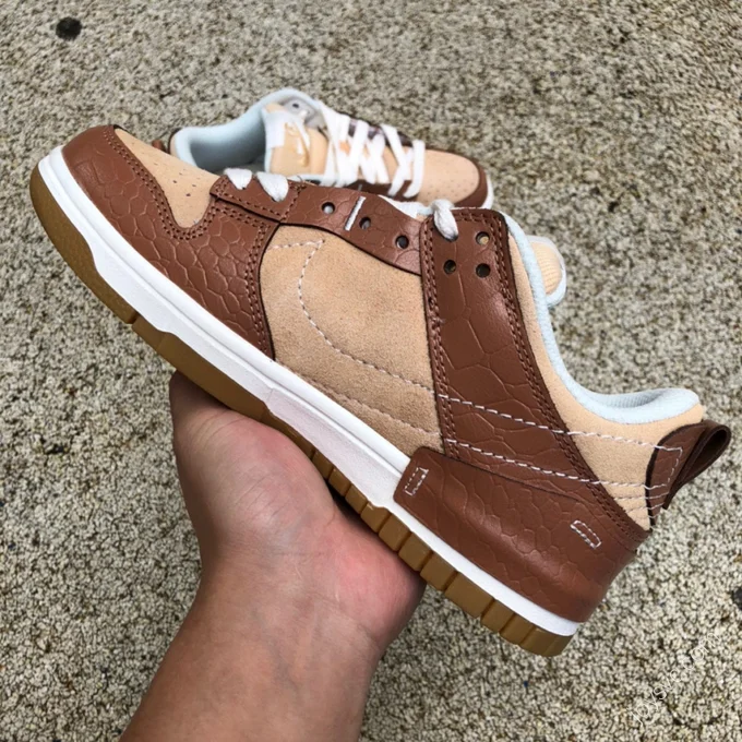 Nike Dunk Low Disrupt 2 SE Brown Crocodile DV1026-215