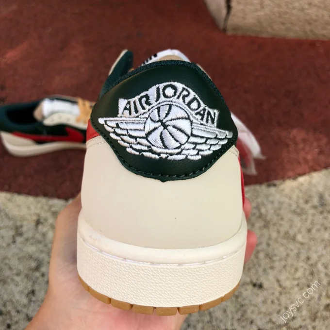 Air Jordan 1 Low White Red Green DM7866-801