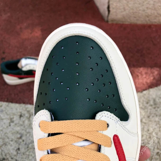 Air Jordan 1 Low White Red Green DM7866-801