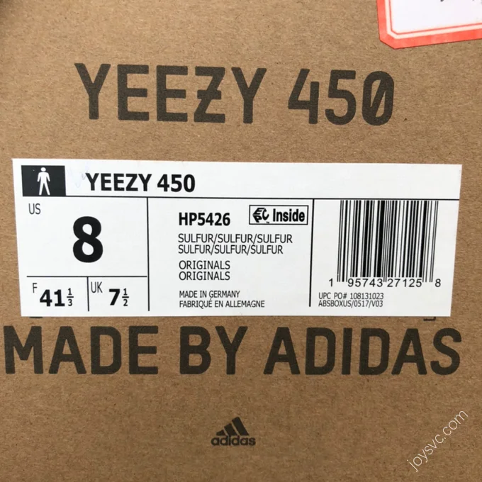 Adidas Yeezy 450 Yellow HP5426