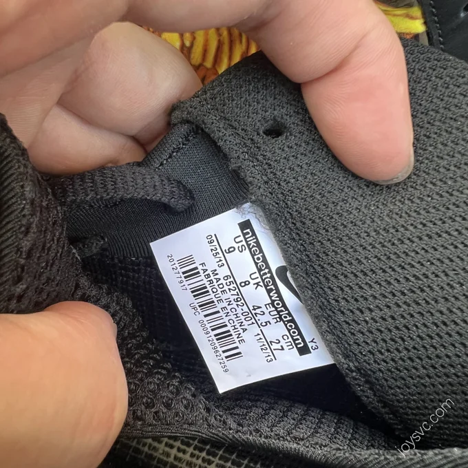 Nike Foamposite One x Supreme Black 652792-001
