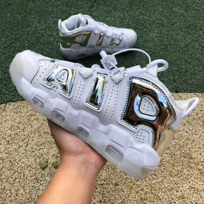 Nike Air More Uptempo Silver 917593-100