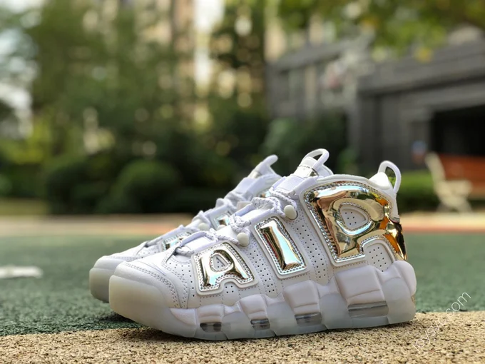 Nike Air More Uptempo Silver 917593-100