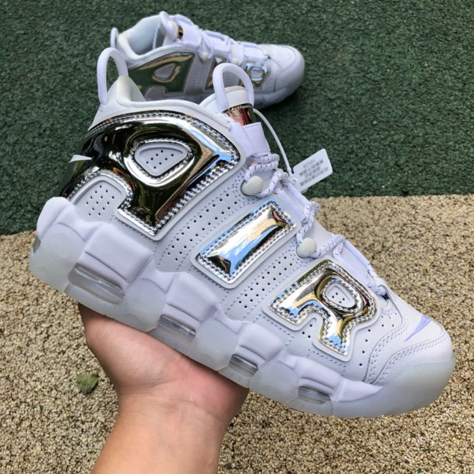 Nike Air More Uptempo Silver 917593-100