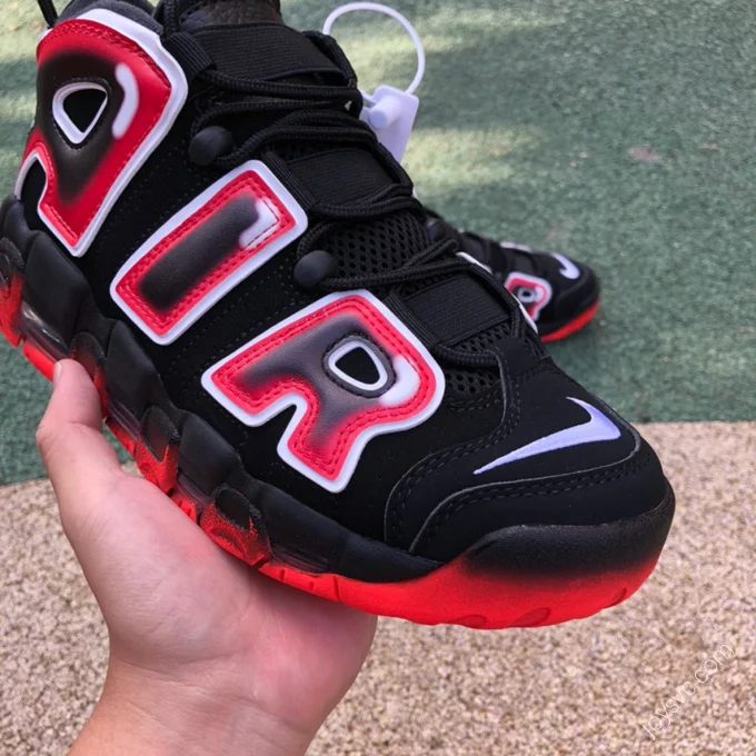 Nike Air More Uptempo Red Black 917593-100
