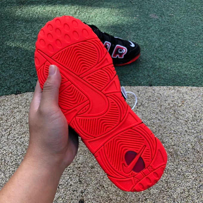 Nike Air More Uptempo Red Black 917593-100