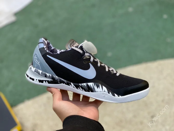 Nike Kobe 8 System PP Silver Black 613959-001
