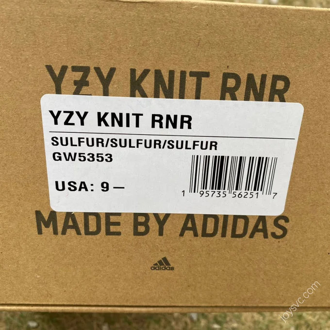 Adidas Yeezy Knit Yellow GW5353