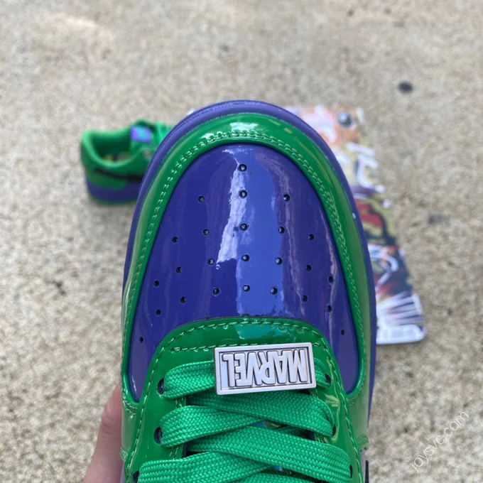Marvel x Bape STA Green Purple Black 1I73-191-904