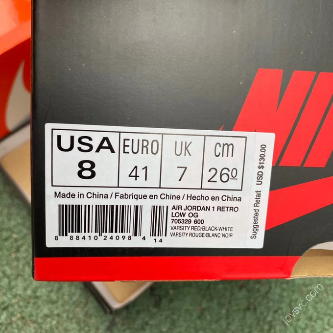 Air Jordan 1 Chicago Low Low-Top Sneaker 705329-600