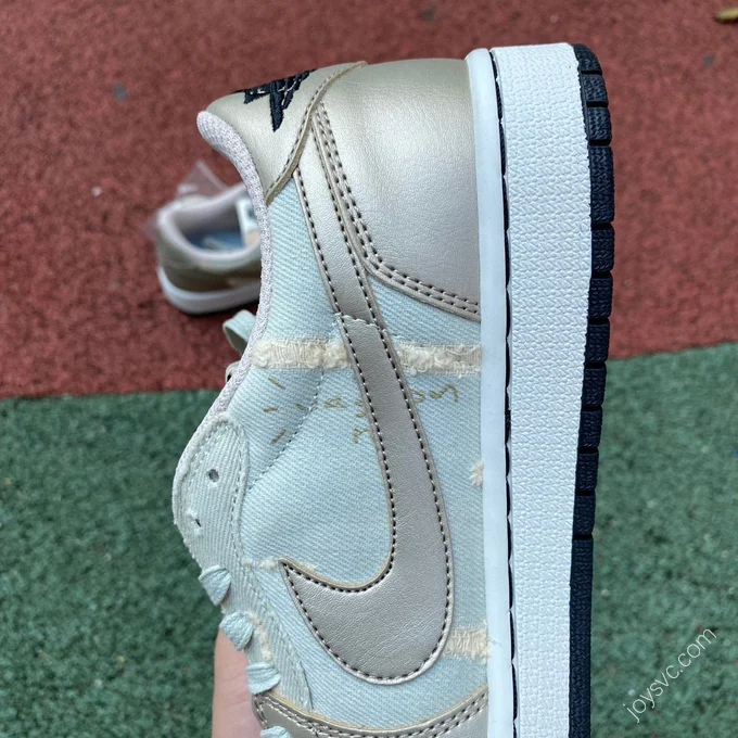 Travis Scott x Air Jordan 1 Low Silver Green DM7866-815