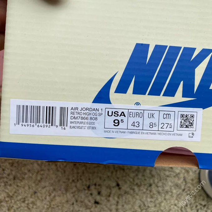 Travis Scott x Air Jordan 1 Low Golf White Blue Purple DN7866-808