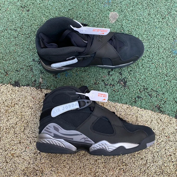 Air Jordan 8 Winterized Black Grey Silver FD1334-001