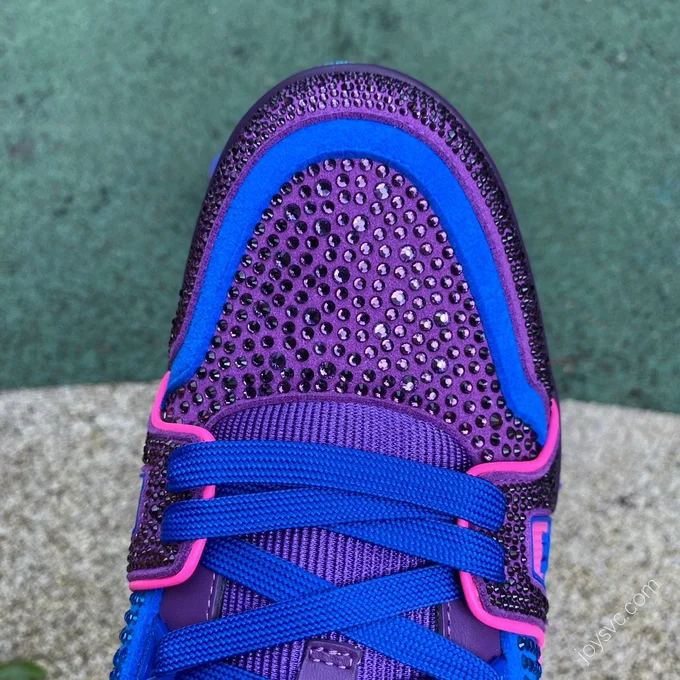 LOUIS VUITTON Trainer Blue Pink