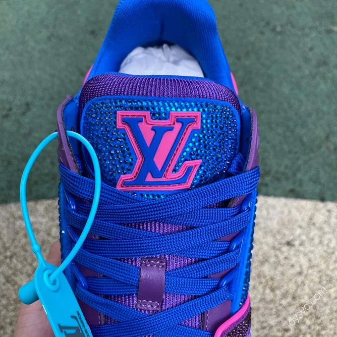 LOUIS VUITTON Trainer Blue Pink