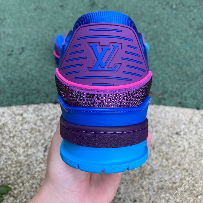 LOUIS VUITTON Trainer Blue Pink