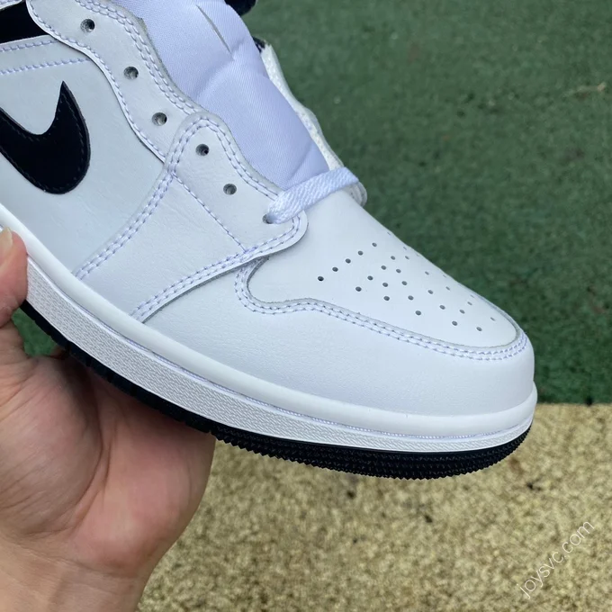 Air Jordan 1 Mid White Black Sneakers DQ8426-132