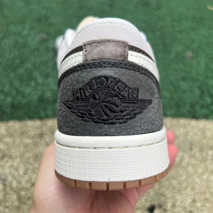 Air Jordan 1 Low Magpie White Gray Brown FD0399-004