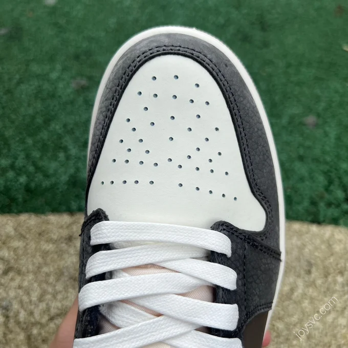Air Jordan 1 Low Magpie White Gray Brown FD0399-004
