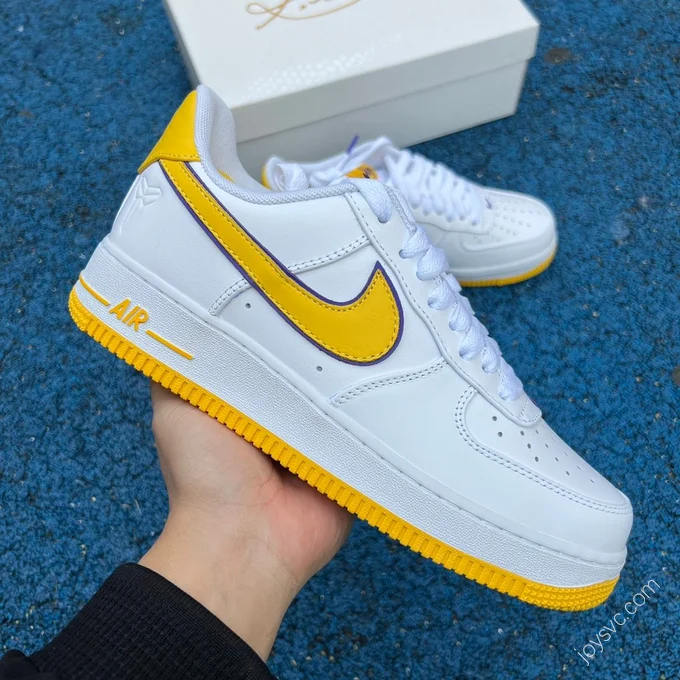 Kobe Bryant x Nike Air Force 1 Yellow White FZ1151-100