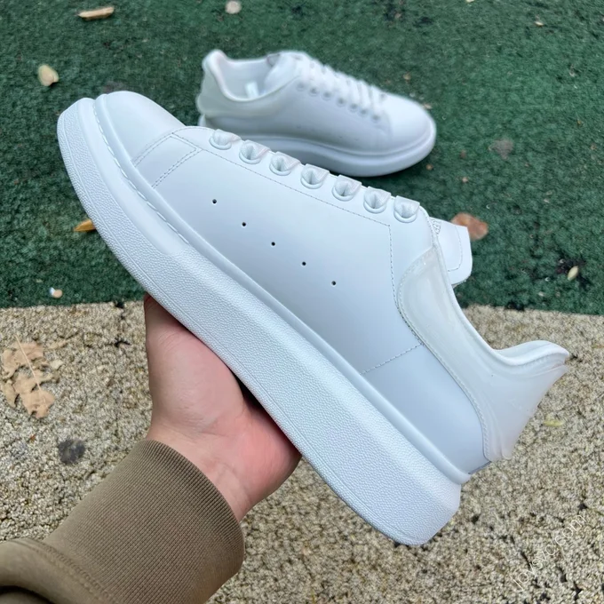 Alexander McQueen White Leather Shoes