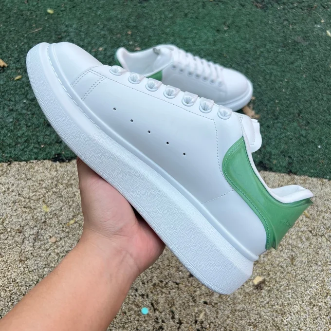 Alexander McQueen Green Leather Shoes