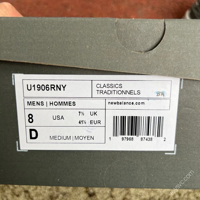 Pure Original NB 1906 Grey New Balance Low Top Running Shoes M1906RNY