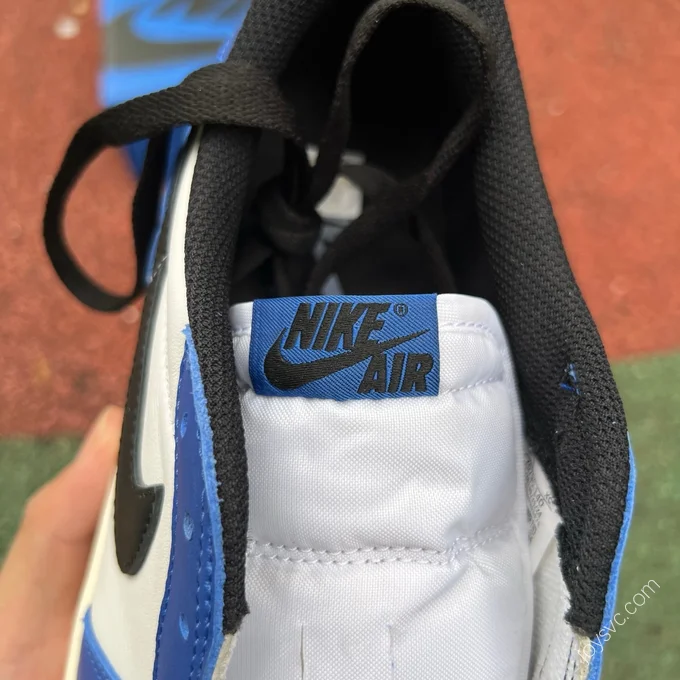 Pure Original AJ1 Low Little Lightning White Blue Black Retro Basketball Shoes CZ0790-140