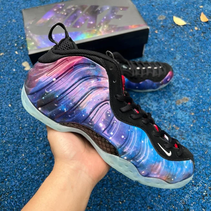 Non-Real Carbon Fiber Nike Air Foamposite One Galaxy Retro Basketball Shoes FQ4303-400