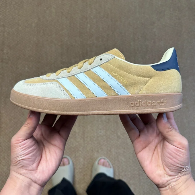 Adidas Gazelle Suede Yellow T-Toe Training Shoes Samba Second Generation JI3523