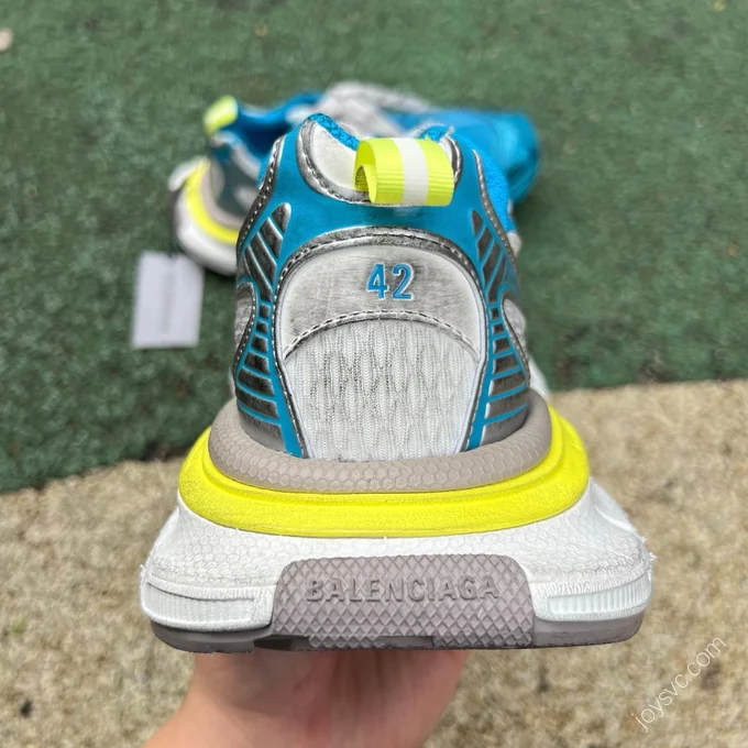 XA S2 Pure Original Balenciaga XXXL 3XL White Blue Yellow Gradient Dad Shoes
