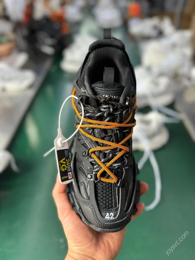 VG Pure Original Balenciaga Track Trail Black Orange Sneakers