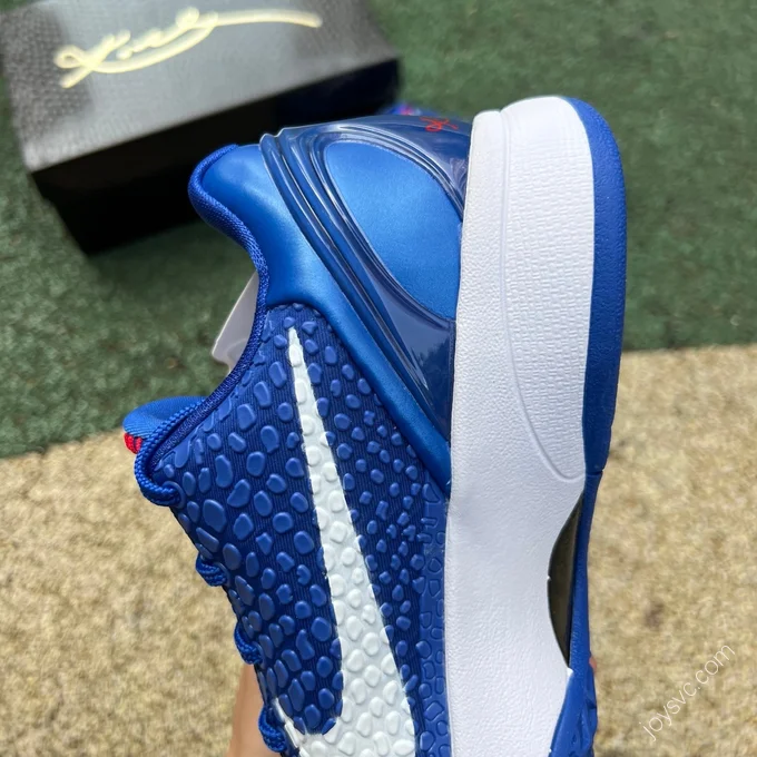 Extinction Pure Original Nike Kobe 6 White Blue Dodgers Low Top Basketball Shoes CW2190-400