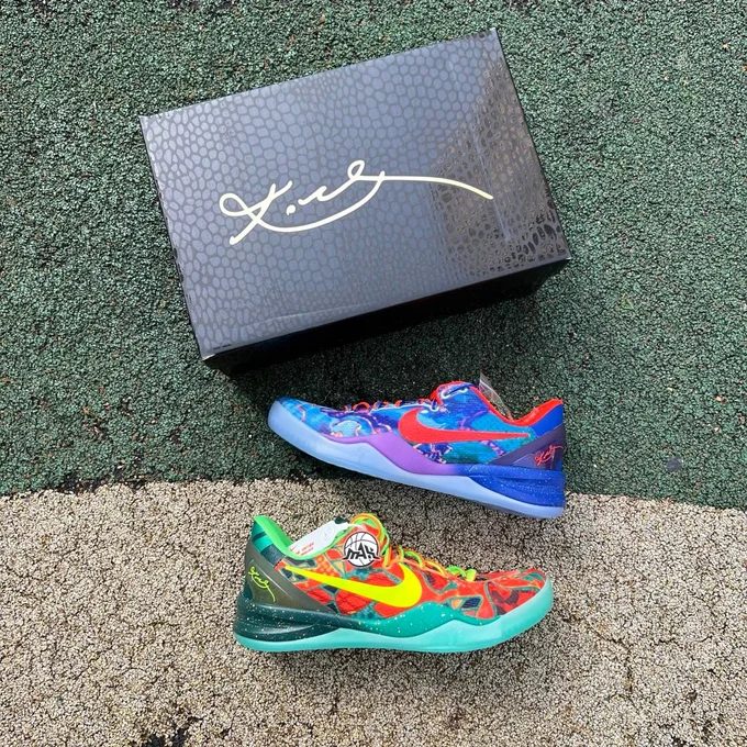 Extinction Pure Original Nike Kobe 8 Protro What The Kobe Orange Blue HM9621-900