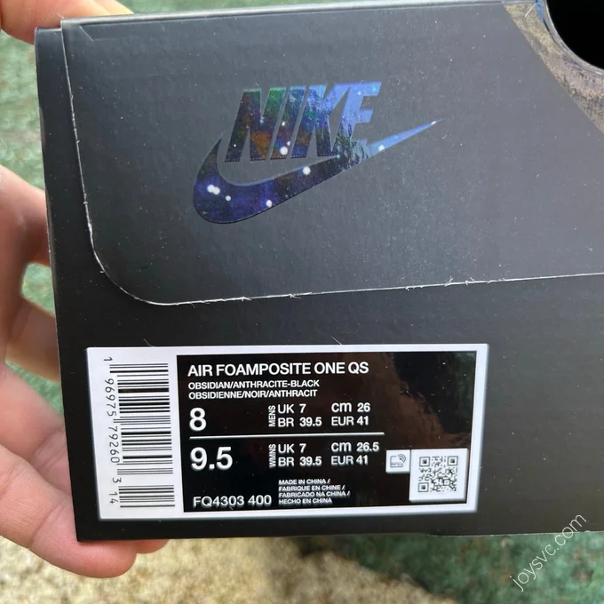 Non-Real Carbon Fiber Nike Air Foamposite One Galaxy Retro Basketball Shoes FQ4303-400