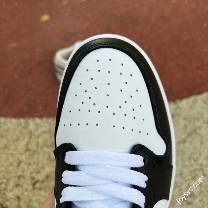 AJ1 Low White Brown Black Sneakers 553558-153