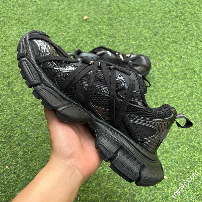 Balenciaga 3XL Spider Web Strap Black Sneakers