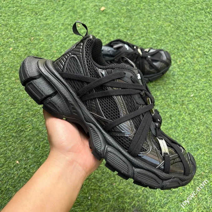 Balenciaga 3XL Spider Web Strap Black Sneakers