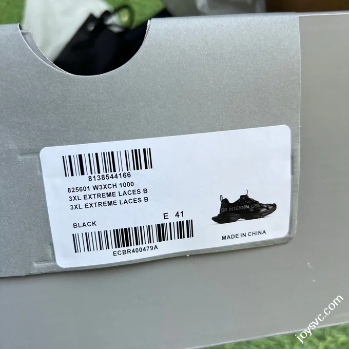 Balenciaga 3XL Spider Web Strap Black Sneakers