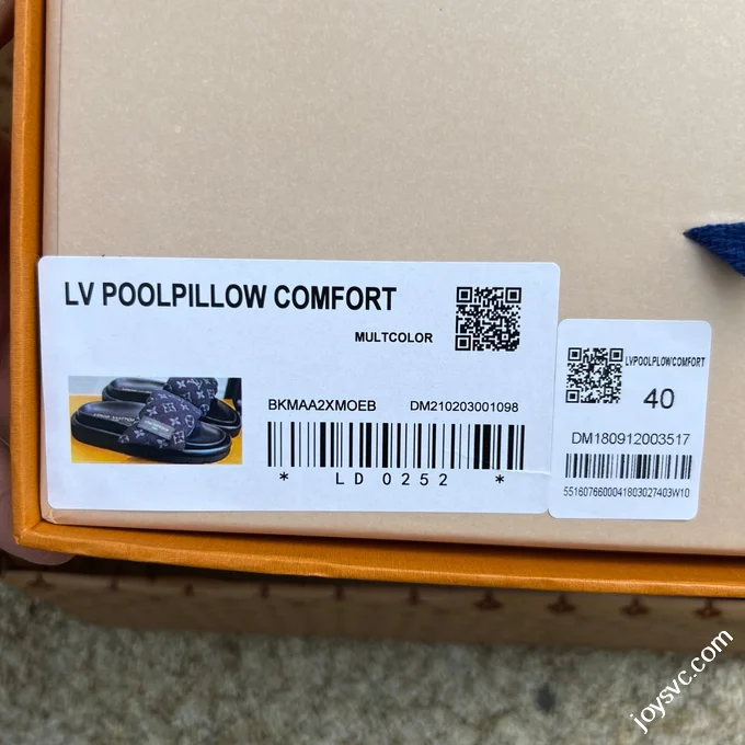 LOUIS VUITTON Monogram Print One-Strap Slides Black Purple