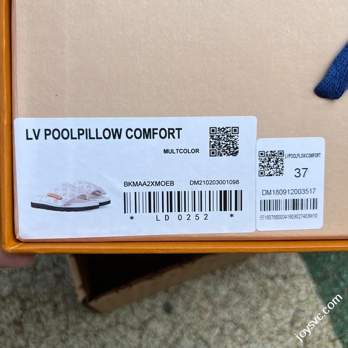 LOUIS VUITTON Monogram Print One-Strap Slides White Brown